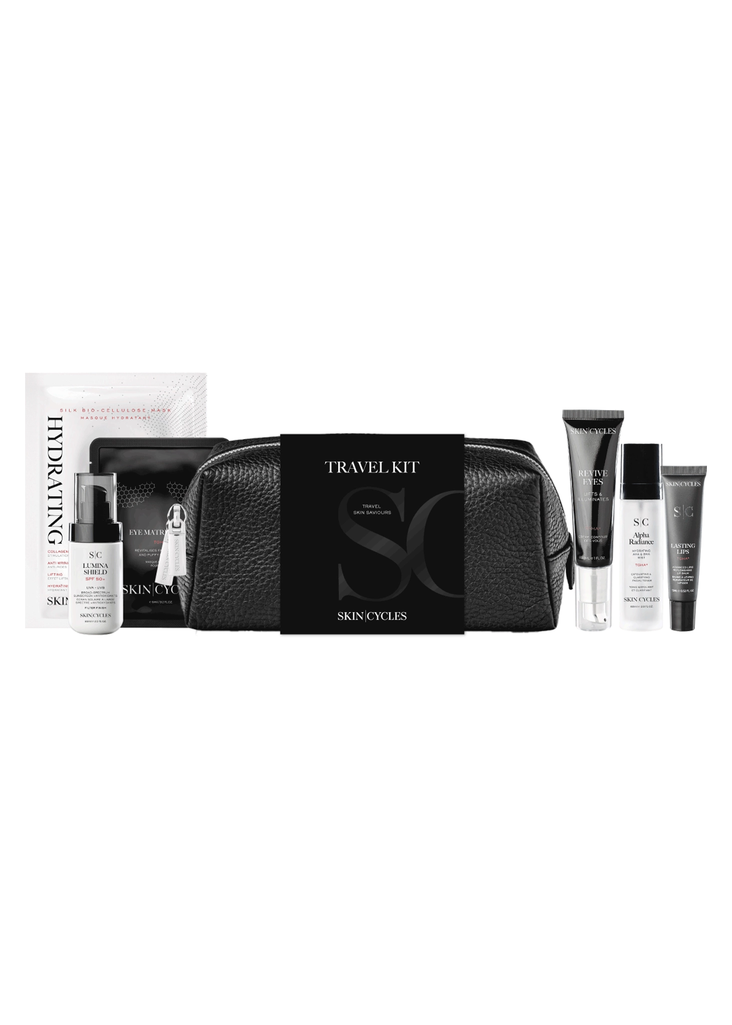 SkinCycles Travel Set Noir